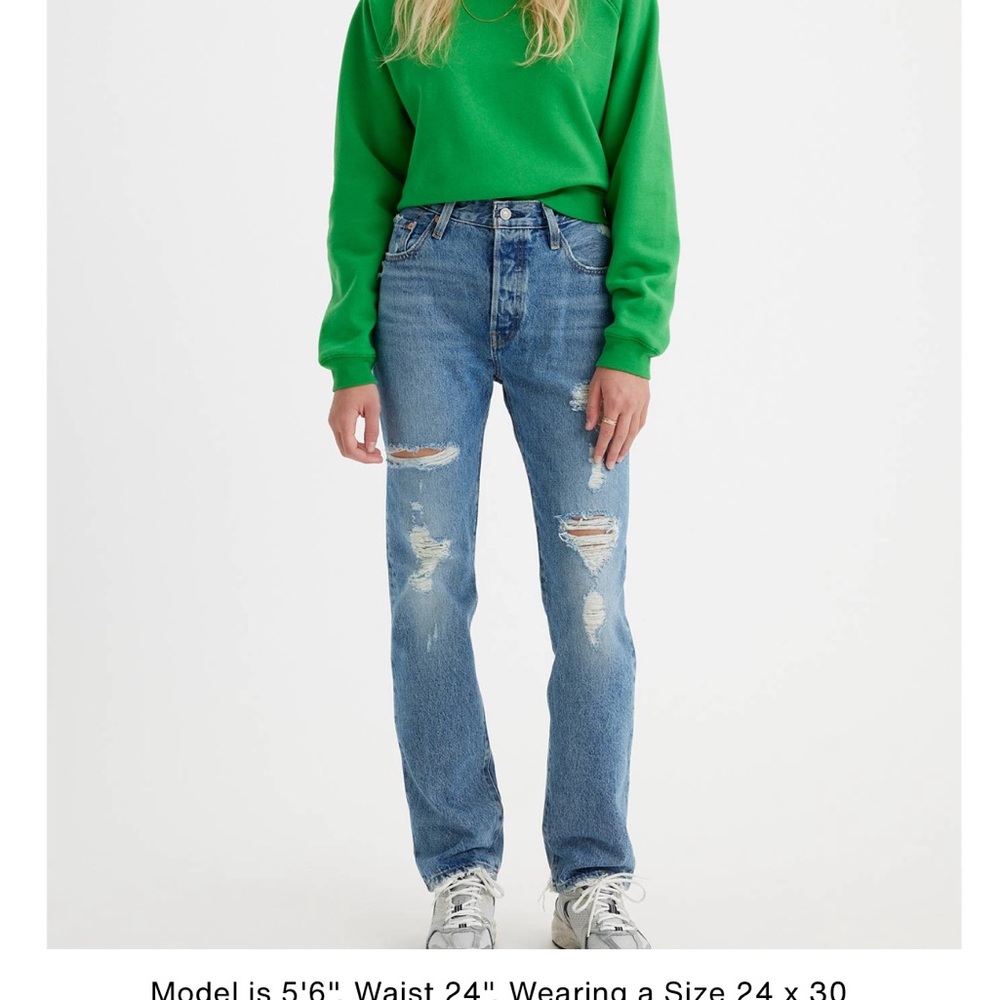 Levi's Blue Straight Leg Women's Jeans